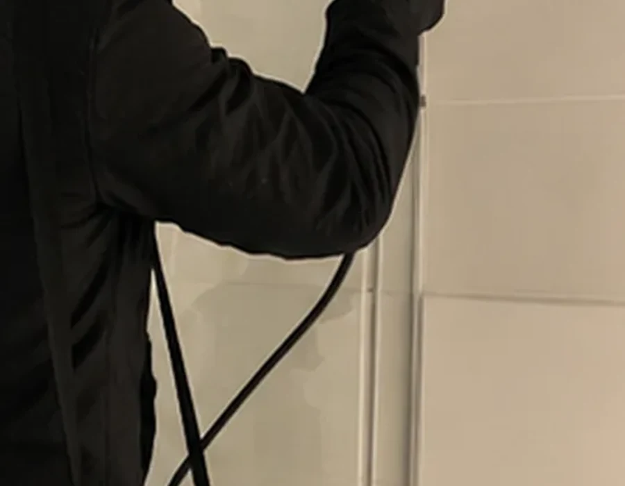 Behandlung eines Badezimmerbereichs